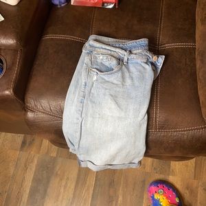 Old Navy High Waisted Shorts . Light washed . 12 .